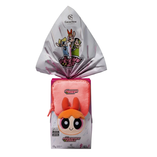 Ovo de Páscoa ao Leite Meninas Superpoderosas Bolsa Florzinha 170g